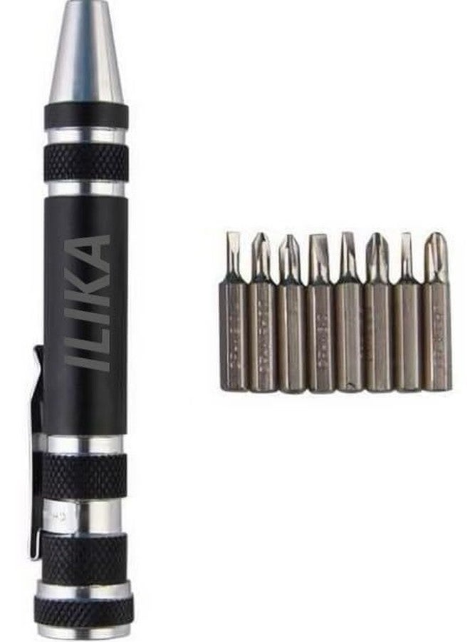 ILIKA Mini Screwdrivers Set, 8-in-1, Black - Image 2